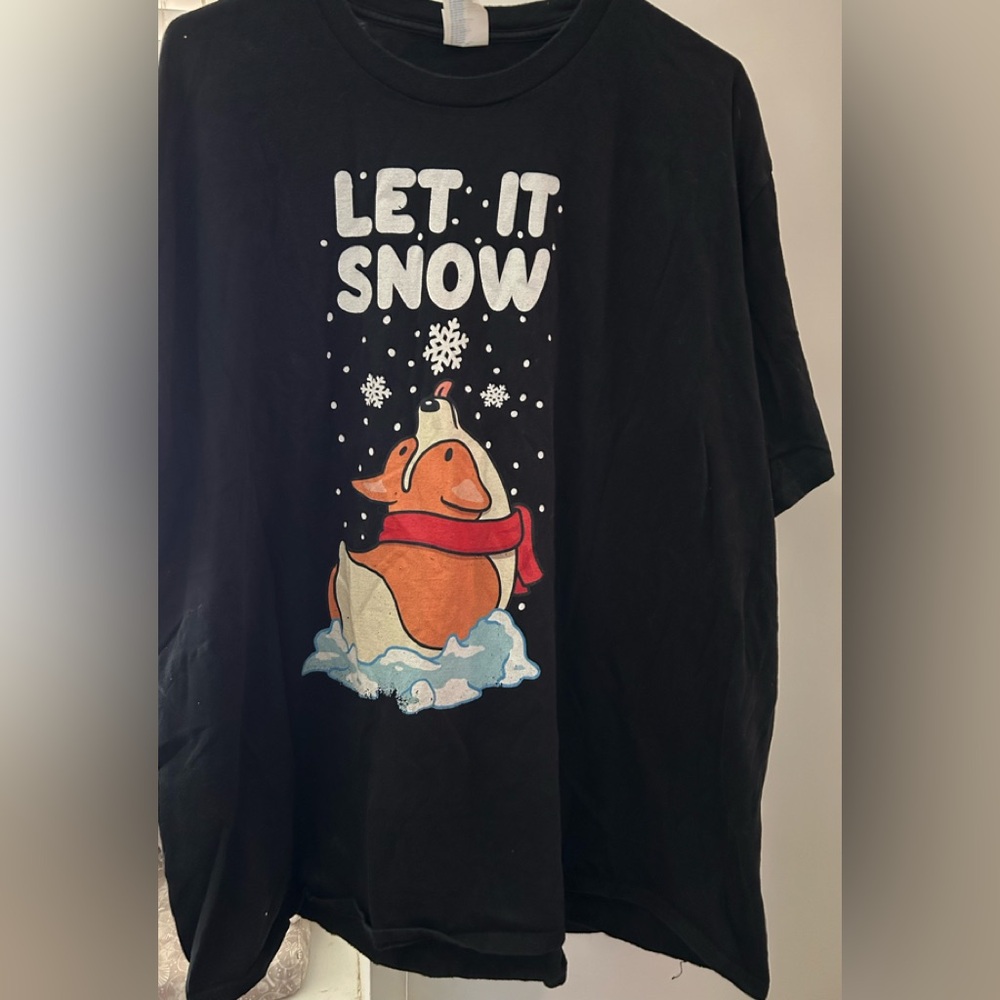 Corgi “Let it Snow” T-Shirt